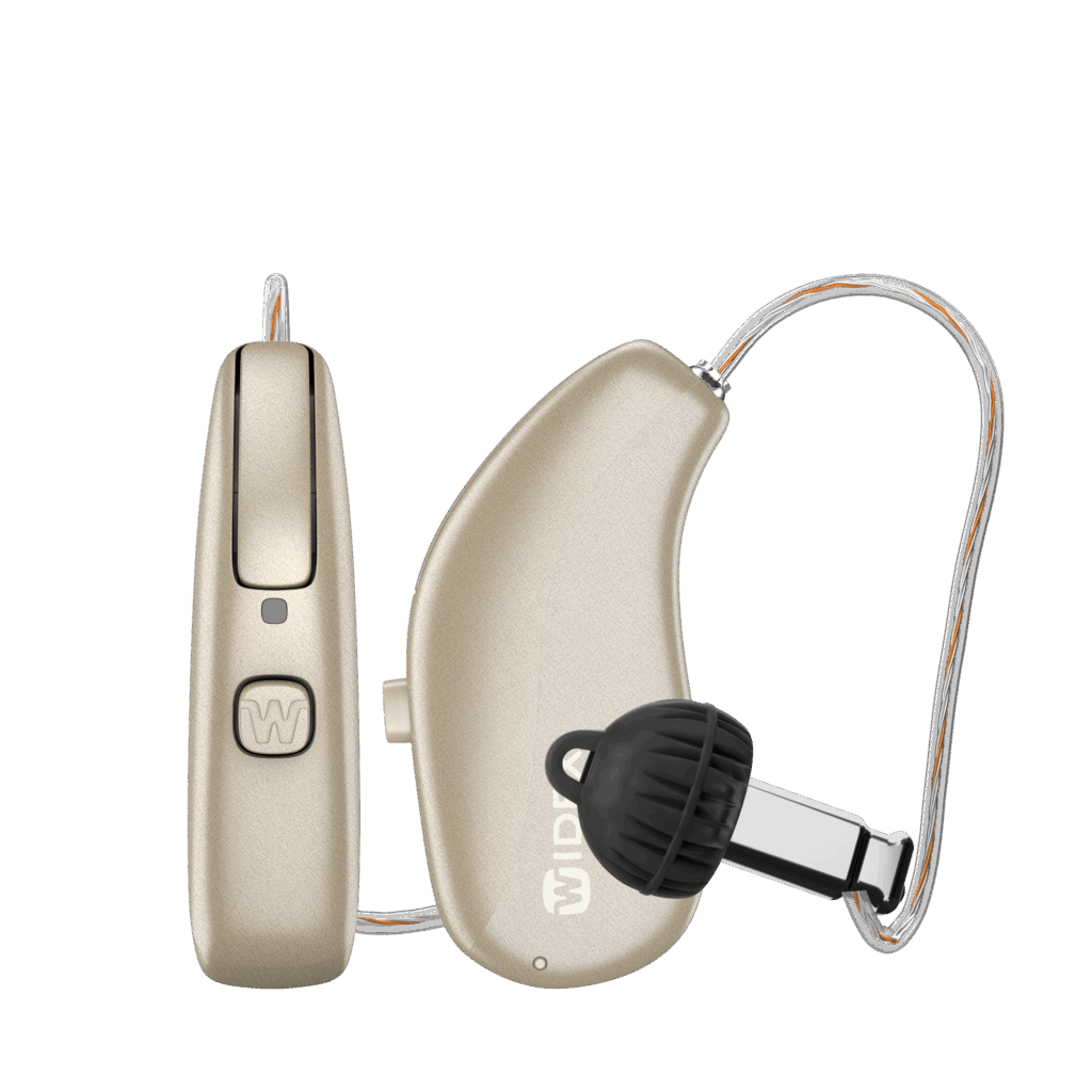 Widex allure hoortoestel Golden Brown Double